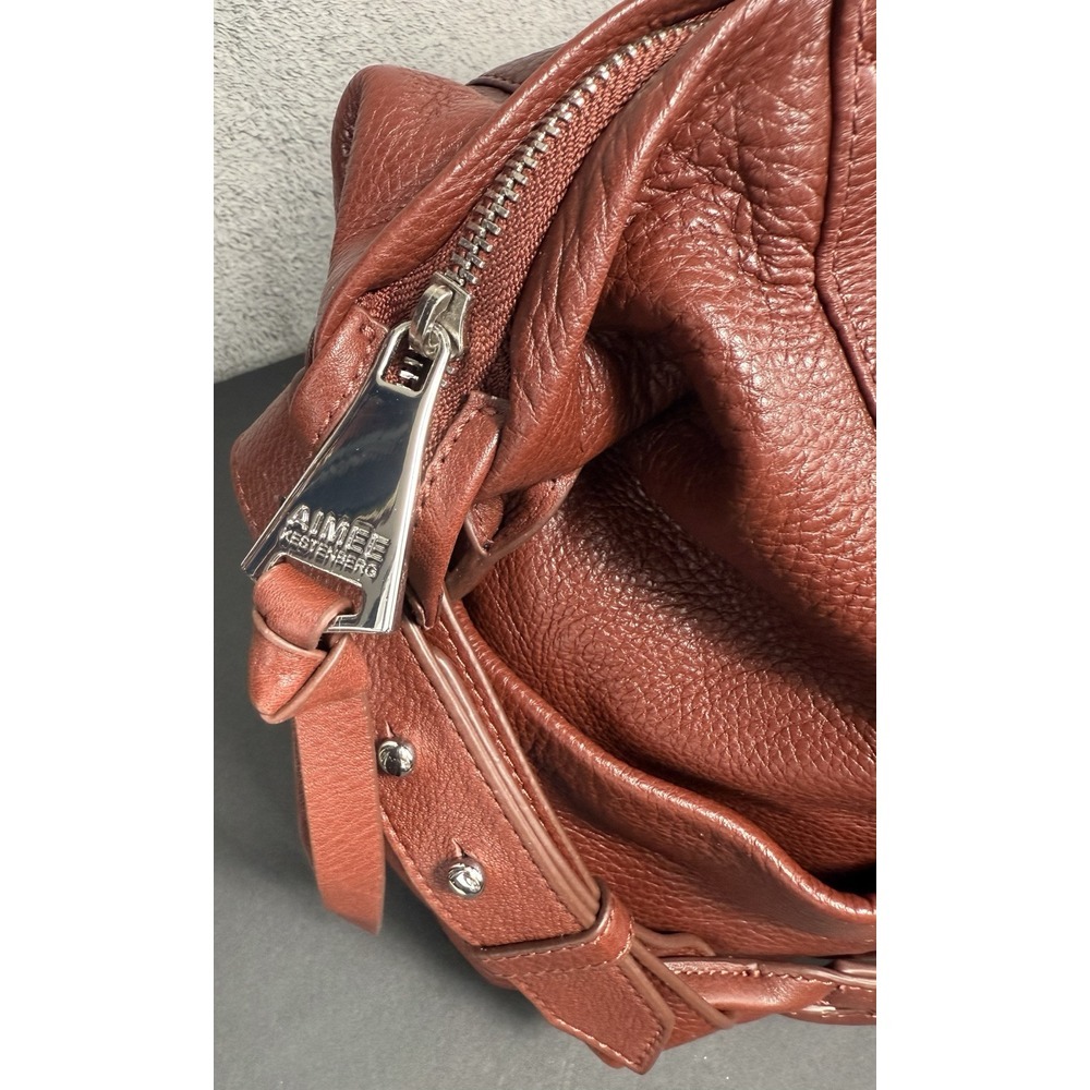 Aimee Kestenberg Suzie Large Convertible Satchel Leather Handbag Purse Bag - Picture 4 of 16
